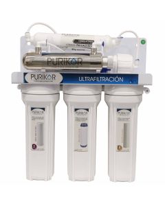 Purificador agua 6 etapas ultrafiltración Purikor 0.66 Gpm